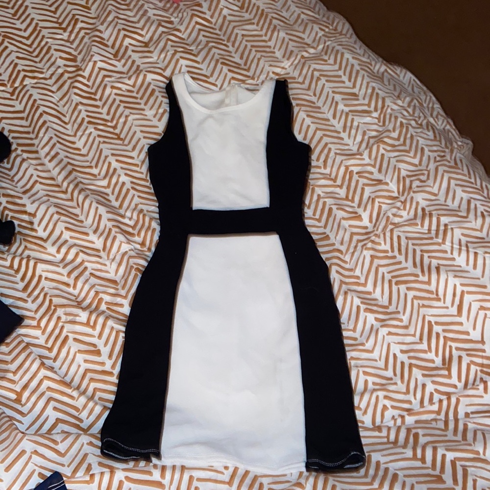 black and white classy dress